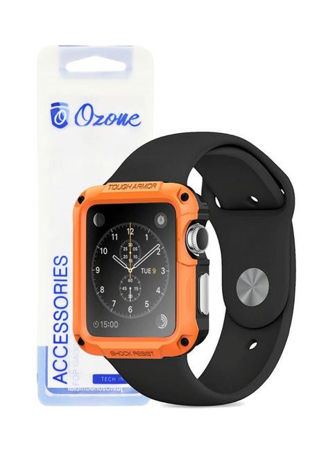 Shock-Proof Design Case Compatible With Apple Watch Series 6/5/4/SE Orange