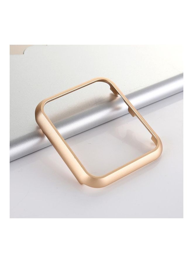 O Ozone Protective Metal Case Compatible For Apple Watch Series 6/5/4/SE Gold - Image 3