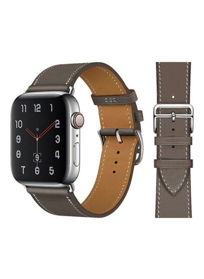 O Ozone Replacement Watch Band Quick Release Buckle Wristband For Apple Watch Series 5/4/3/2/1 Grey - Image 1