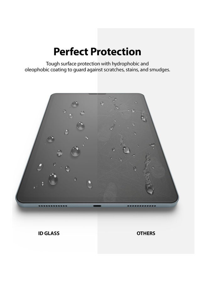 Ringke Tempered Glass Screen Protector Invisible Defender 9H For iPad Air 4/iPad Pro Clear - Image 5
