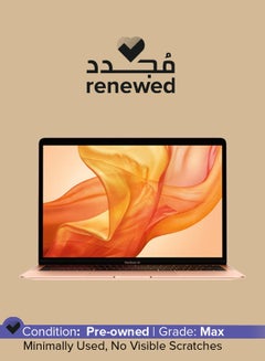 Apple Renewed - MacBook Air 13.3-inch Retina Display, Core i5 Processor/8GB RAM/256GB SSD/Integrated Graphics/English Keyboard 2018 Gold Gold  - Image 1
