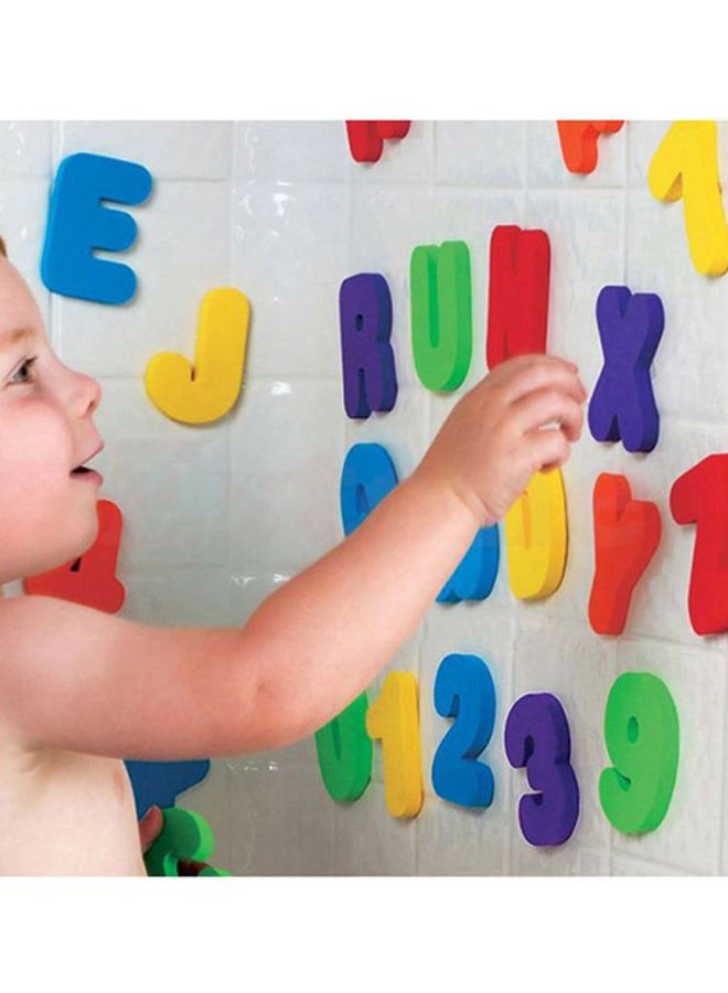 Sharpdo 36-Piece Foam Letters Floating Bathroom Bath Tub 5x7.5cm - Image 2