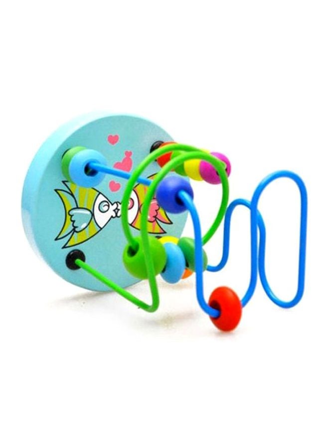 كول بيبي لعبة المتاهة الدوارة ذات الخرز الخشبي 13x10x10سنتيمتر، للأعمار من 3 سنوات فما فوق 13x10x10سنتيمتر 13x10x10سم - Image 4