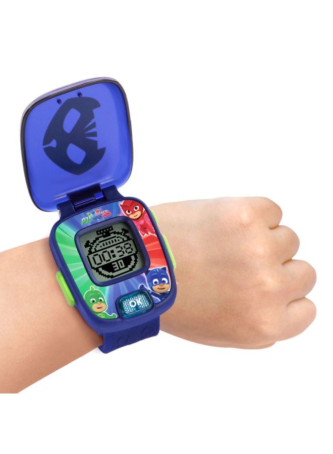 في تك - ساعة تعليمية بنمط شخصية سوبر كات بوي من مسلسل PJ Masks، طراز 80-175800 2.31x23.7x5.69سم - Image 1