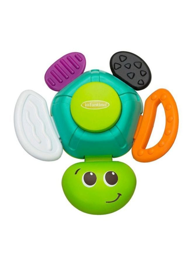 إنفانتينو خشخيشة على شكل سلحفاة 12x4.5x12سم - Image 1