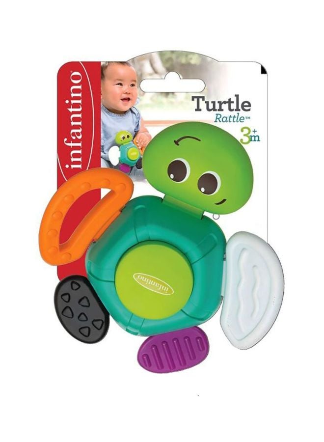 إنفانتينو خشخيشة على شكل سلحفاة 12x4.5x12سم - Image 2