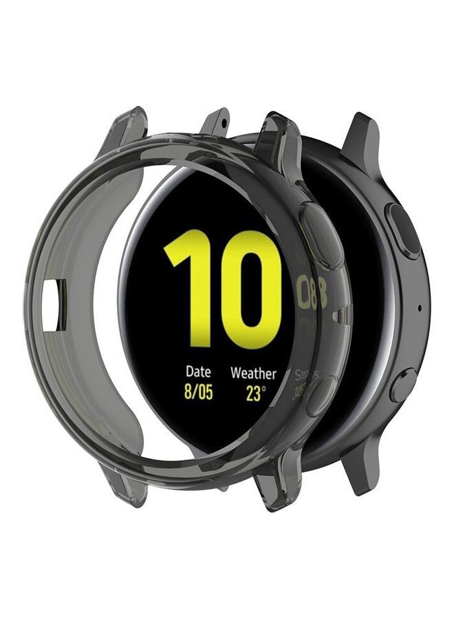 O Ozone Transparent Cover Shockproof Scratch-Resist Frame Case For Samsung Galaxy Watch 3 Black  - Image 3
