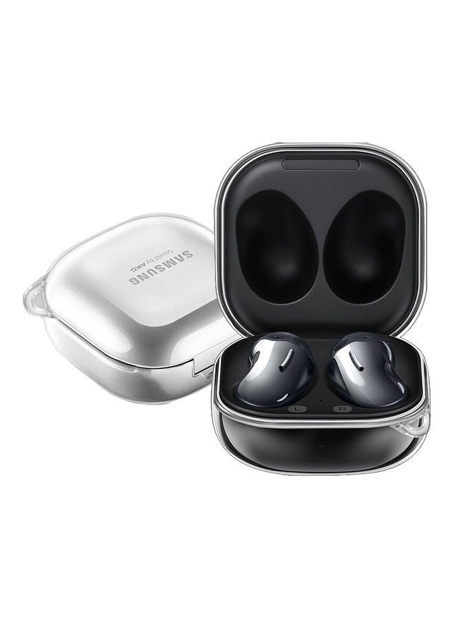 O Ozone Transparent Case Compatible For Galaxy Buds Pro/Buds Live Shockproof Cover Hard PC Clear  - Image 1