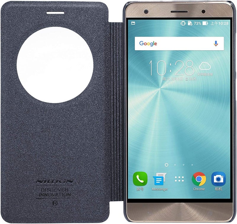 Nillkin - Sparkle Series Case For Asus Zenfone 3 Deluxe Zs570Kl Black/Grey - Image 1