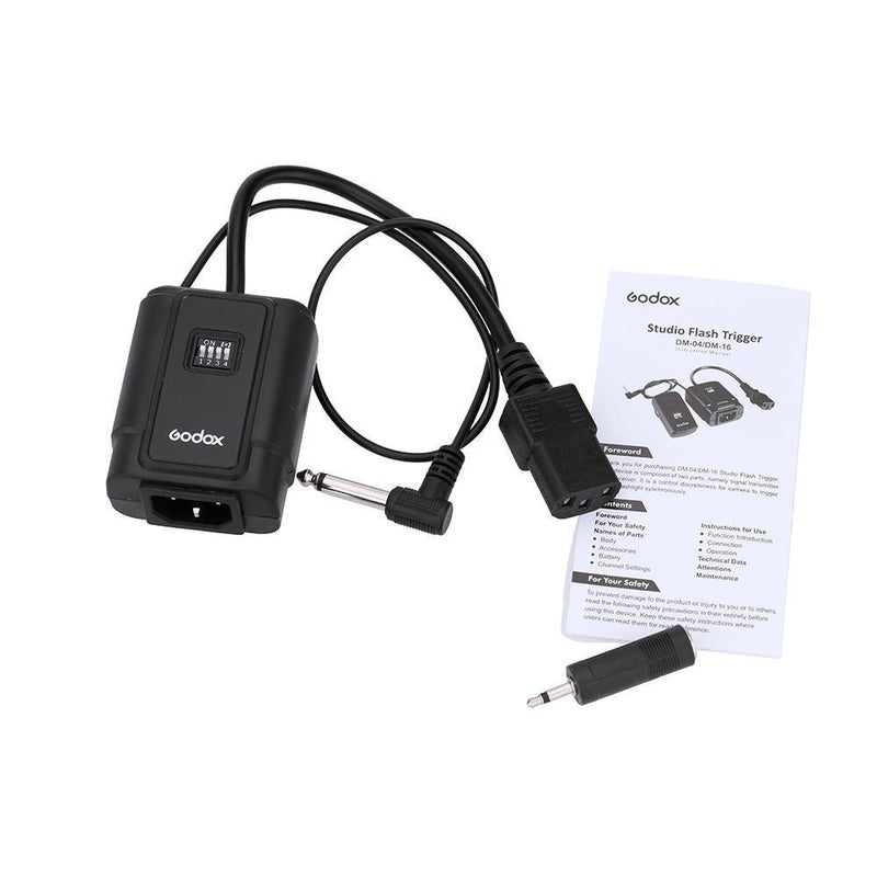 Godox - DMR 16 Professional Studio Flash Wireless Trigger Receiver Black - Image 1