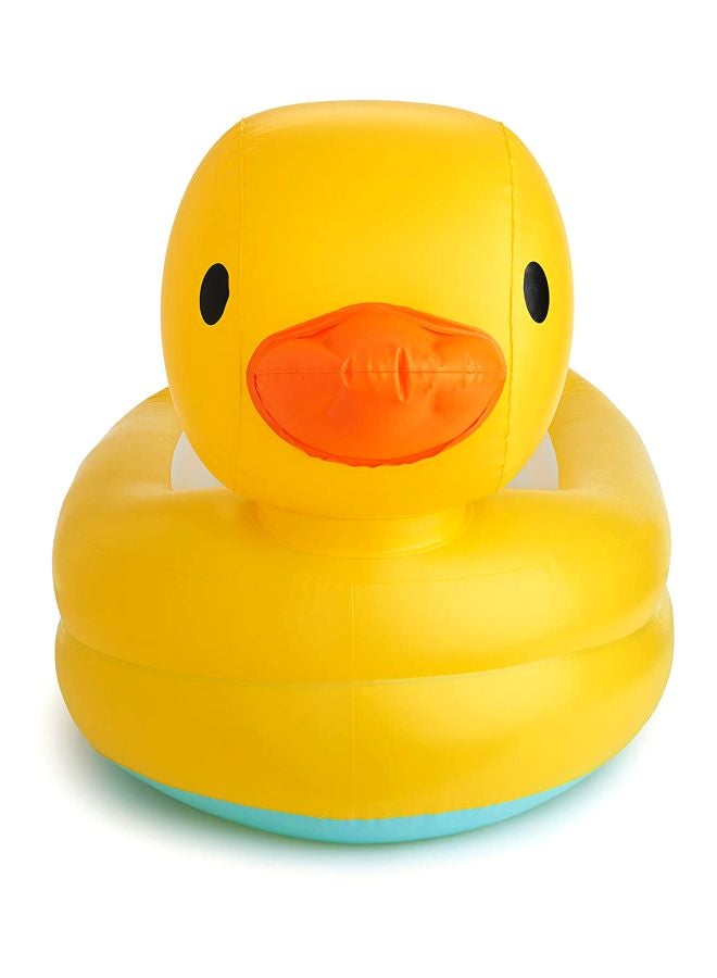 مونشكين حوض استحمام آمن قابل للنفخ على شكل بطة - Image 2