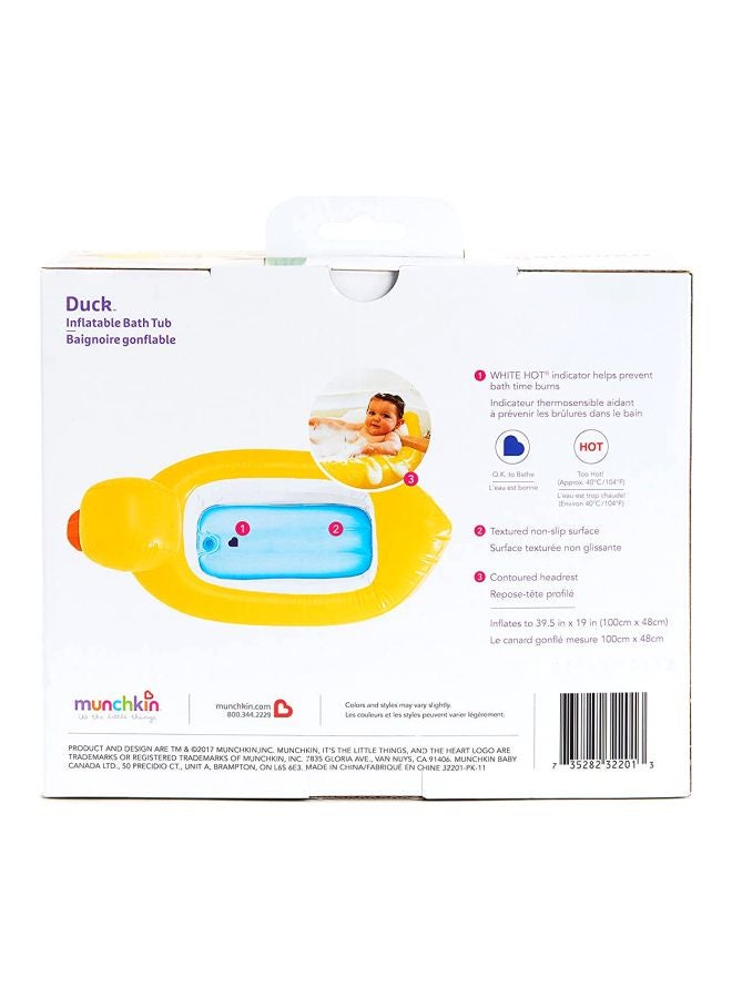 مونشكين حوض استحمام آمن قابل للنفخ على شكل بطة - Image 5