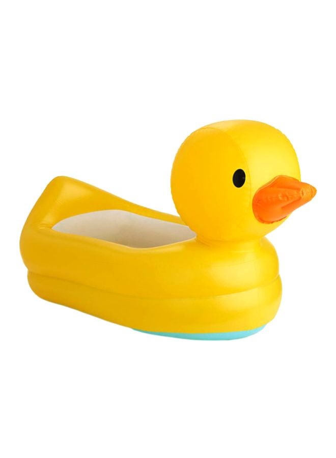 مونشكين حوض استحمام آمن قابل للنفخ على شكل بطة - Image 1