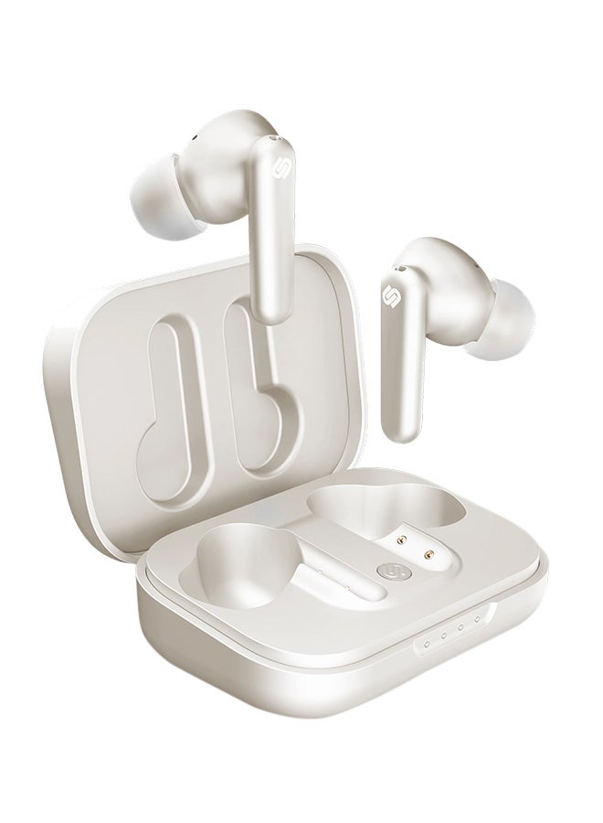 Urbanista London Active Wireless In-Ear Headphones With Charging Case Pearl White  - Image 1