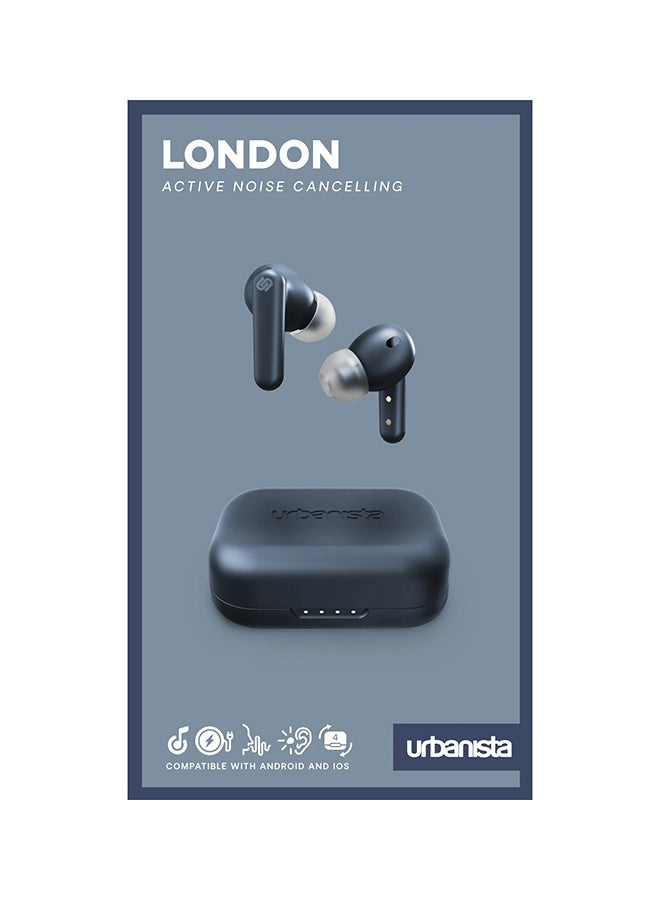 Urbanista London Active Wireless In-Ear Headphones With Charging Case Dark Sapphire  - Image 2