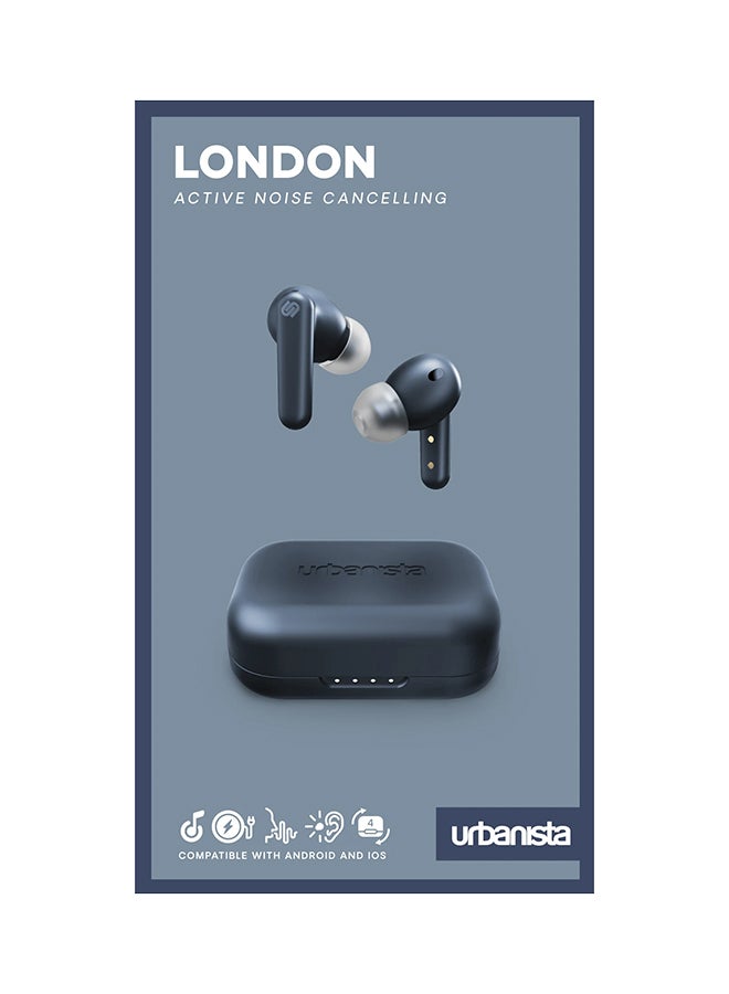 Urbanista London Active Wireless In-Ear Headphones With Charging Case Dark Sapphire  - Image 3