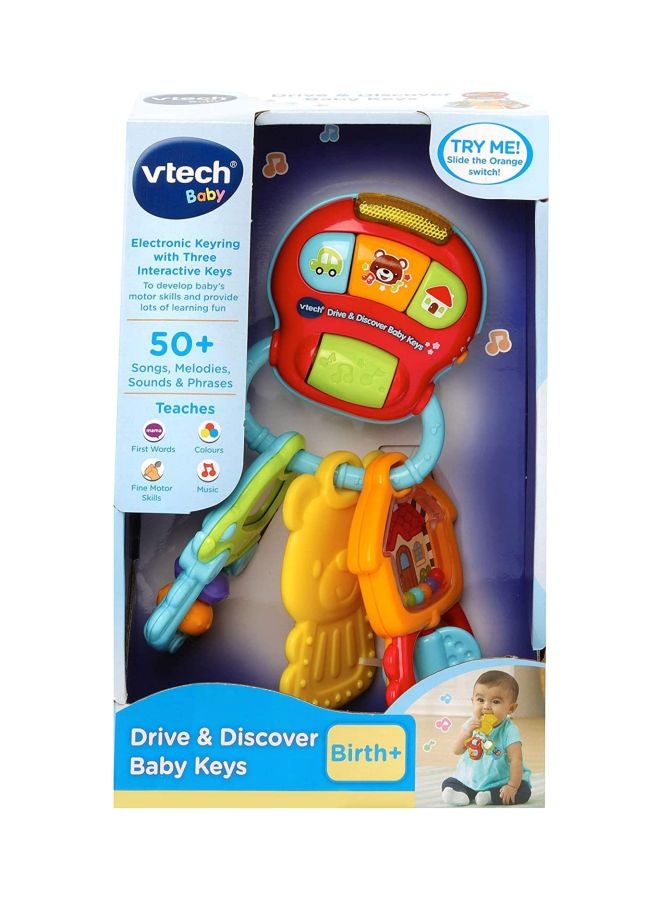 vtech Drive And Discover Baby Keys 4x12x9cm  - Image 4