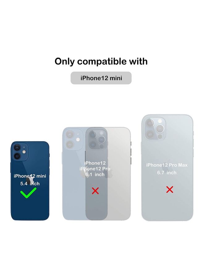 روك بو غطاء حماية من السيليكون السائل المضاد للصدمات لهاتف آيفون 12 ميني أزرق فاتح - Image 2