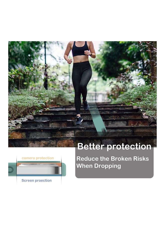 روك بو غطاء حماية من السيليكون السائل المضاد للصدمات لهاتف آيفون 12 ميني أخضر - Image 5