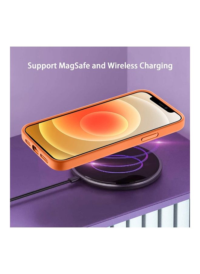 روك بو غطاء حماية لهاتف آيفون 12/12 برو برتقالي - Image 3