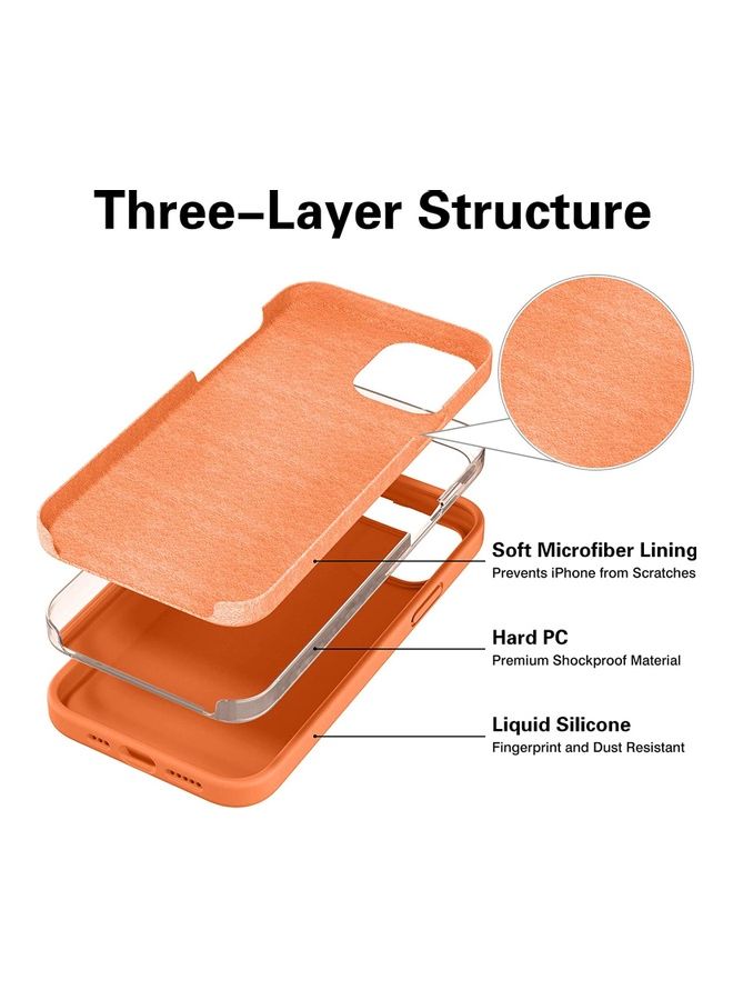 روك بو غطاء حماية لهاتف آيفون 12/12 برو برتقالي - Image 4