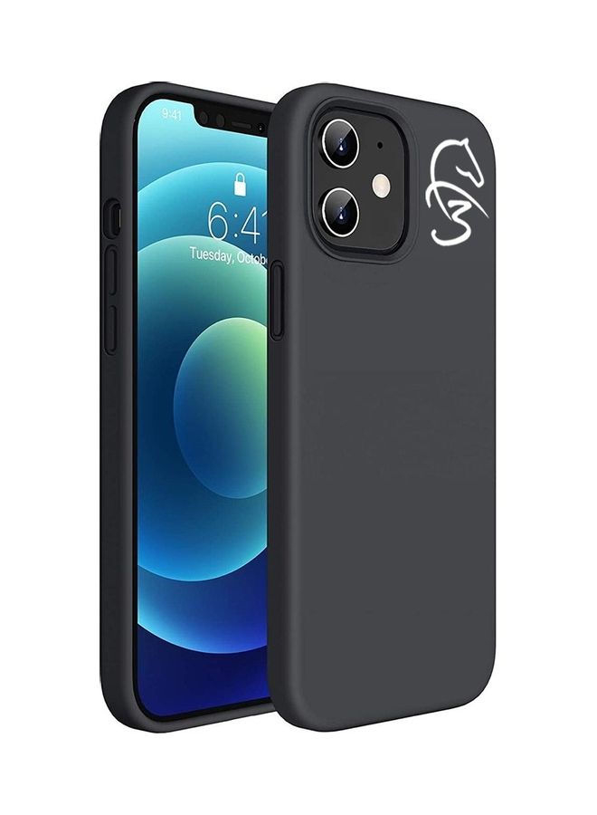 Rock Pow Silicone Case Compatible With iPhone 12 Pro Max Black - Image 1