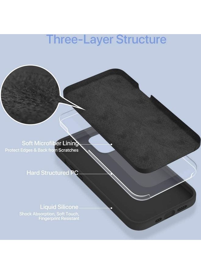 Rock Pow Silicone Case Compatible With iPhone 12 Pro Max Black - Image 4