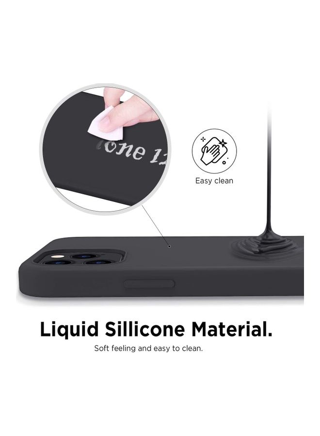 Rock Pow Silicone Case Compatible With iPhone 12 Pro Max Black - Image 5