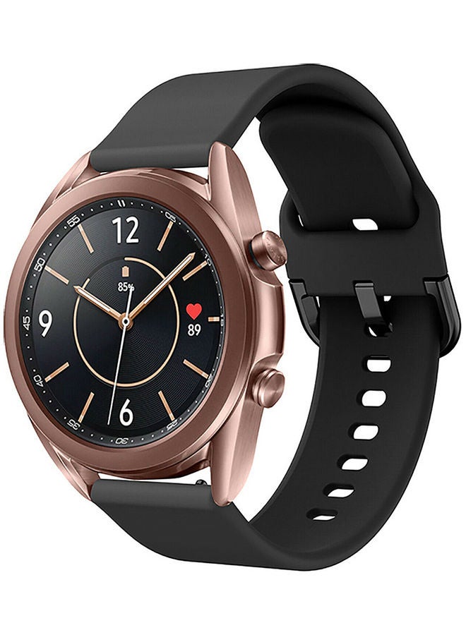 O Ozone Adjustable Soft Replacement Band For Samsung Galaxy Watch 3 Black - Image 4
