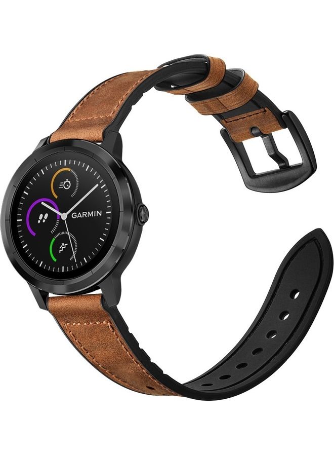 O Ozone Replacement Watch Band Quick Release Steel Buckle Wristband Brown - Image 2