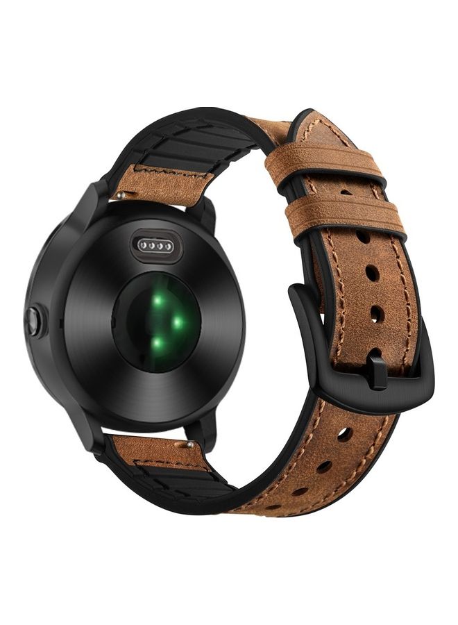O Ozone Replacement Watch Band Quick Release Steel Buckle Wristband Brown - Image 3