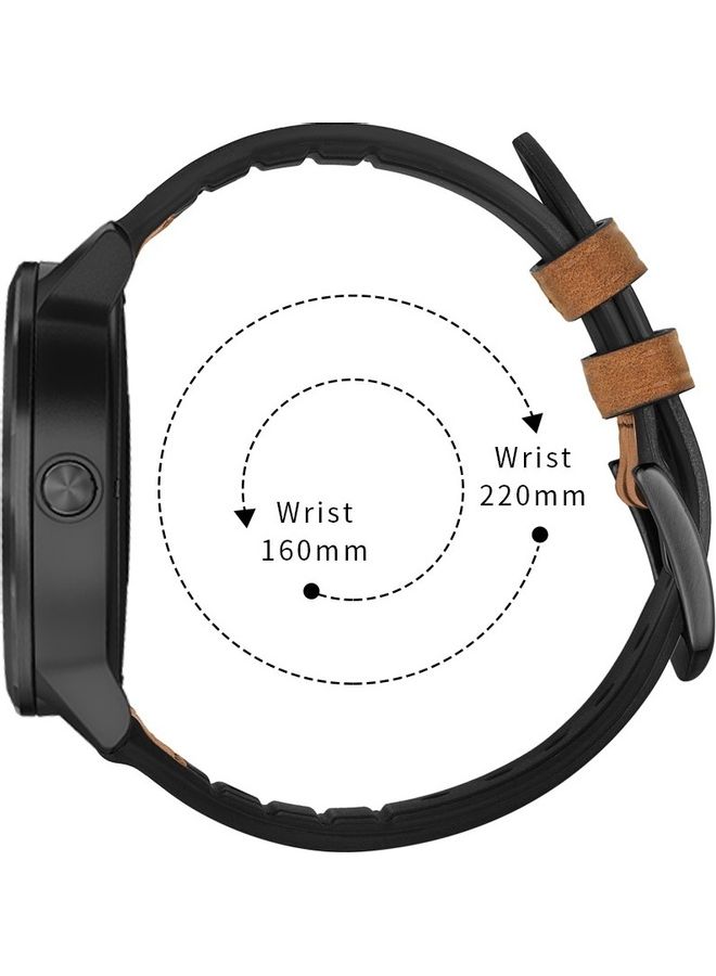 O Ozone Replacement Watch Band Quick Release Steel Buckle Wristband Brown - Image 5