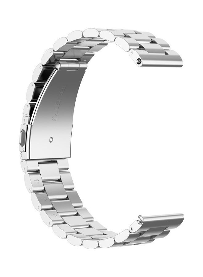 O Ozone Replacement Watch Band Quick Release Steel Buckle Wristband Silver - Image 3