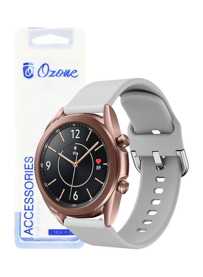 O Ozone Adjustable Soft Replacement Band For Men And Women Grey - Image 1