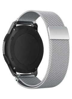 Replacement Band Mesh Milanese Loop Magnetic Wristband Silver