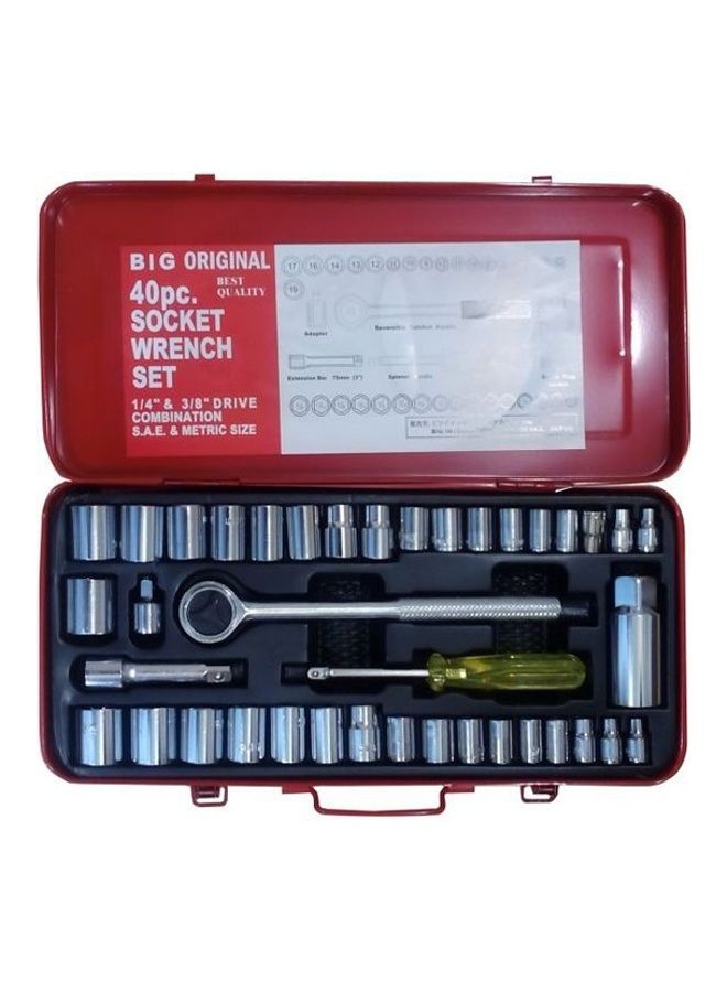 Generic 40-Piece Socket Wrench Set 
