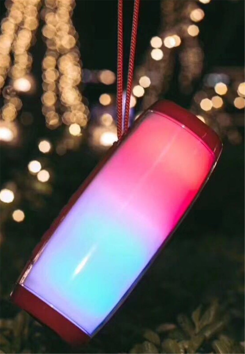 TG157 Wireless LED Lantern Bluetooth Speaker Red - Image 2