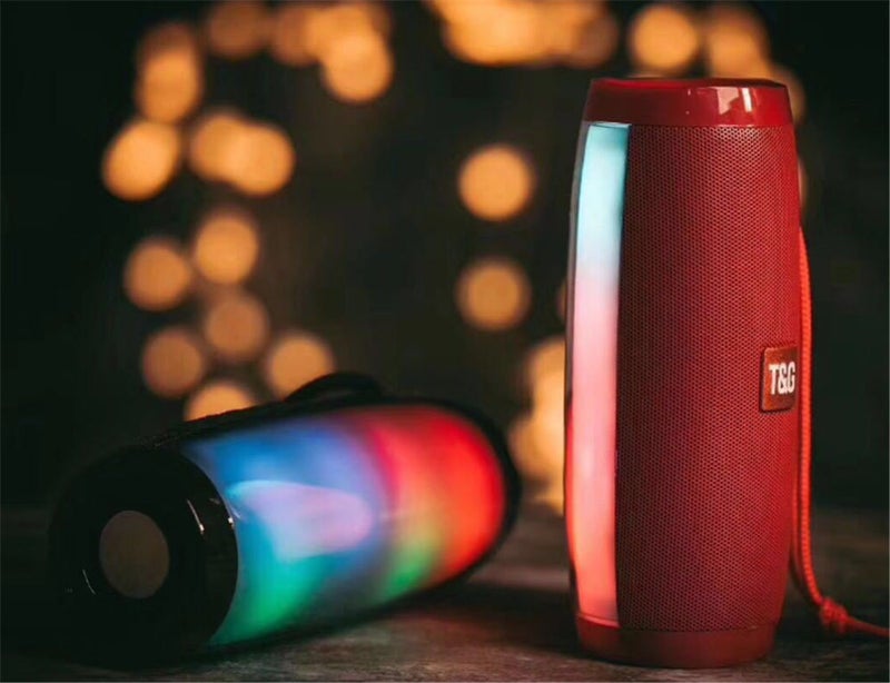 TG157 Wireless LED Lantern Bluetooth Speaker Red - Image 3