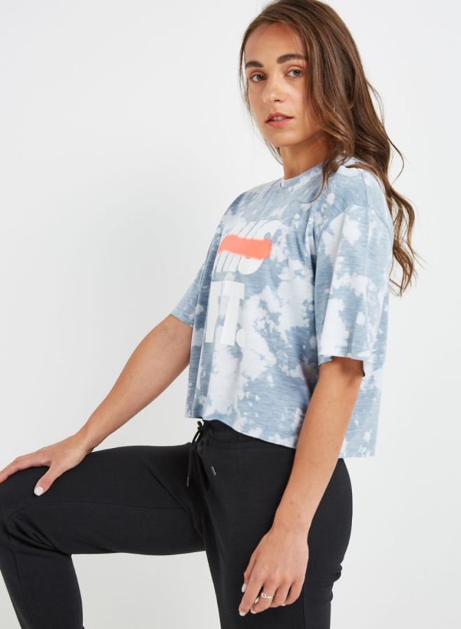 Nike Icon Clash T-shirt Blue/White/Orange - Image 3