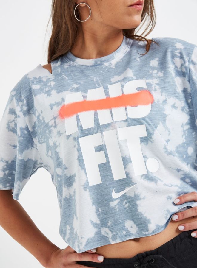 Nike Icon Clash T-shirt Blue/White/Orange - Image 5