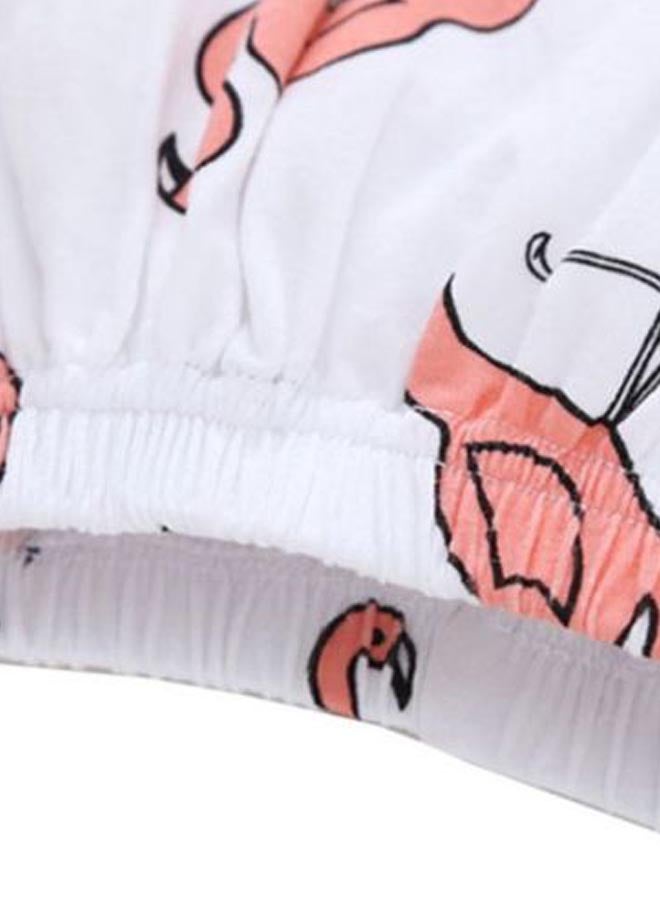 Sharpdo 3-Piece Top Pant Set Orange/White - Image 5