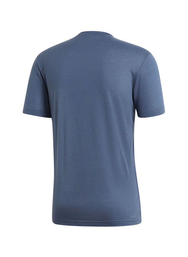 Design 2 Move Climalite Logo Print Tshirt Tech Ink