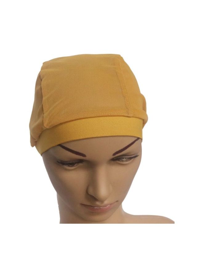 Sharpdo Jersey Hijab Inner Cap Yellow - Image 3