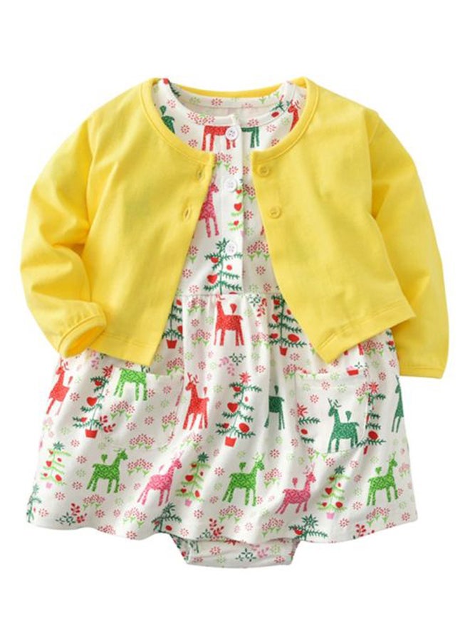 شاربدو طقم فستان من قطعتين متعدد الألوان - Image 1