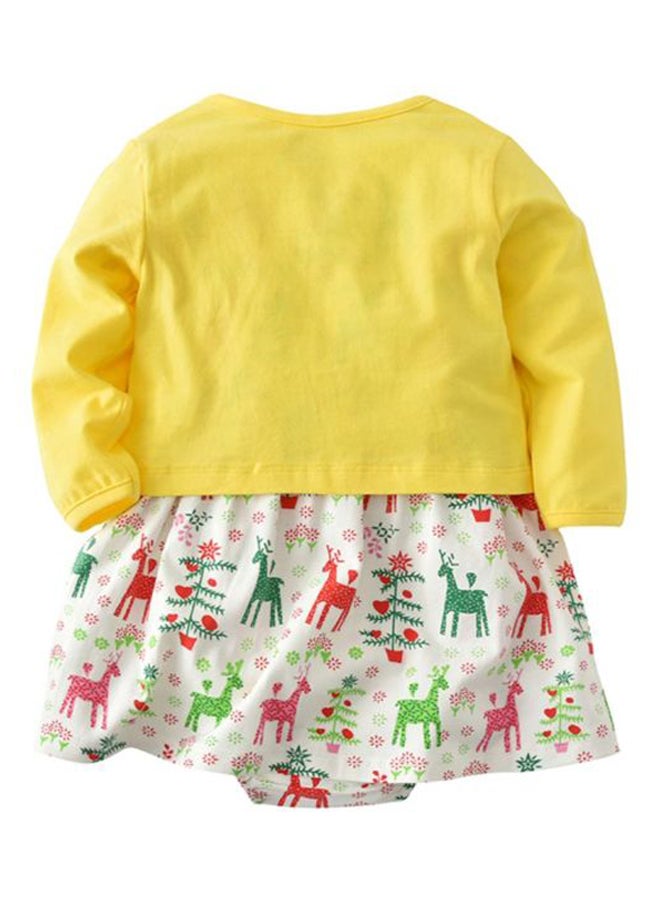 شاربدو طقم فستان من قطعتين متعدد الألوان - Image 2