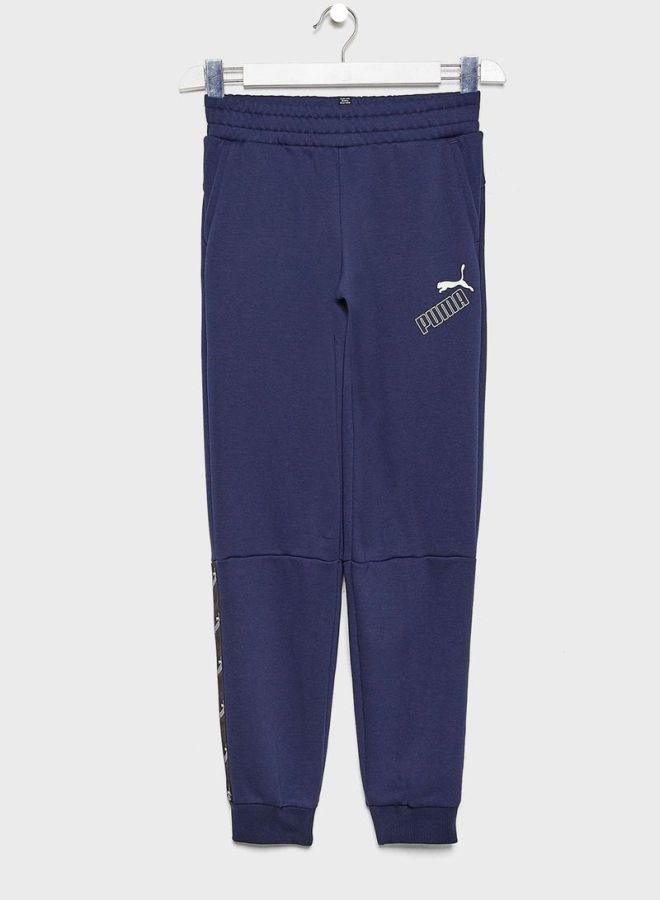 PUMA - Amplified Fleece Sweatpants Navy - Image 1