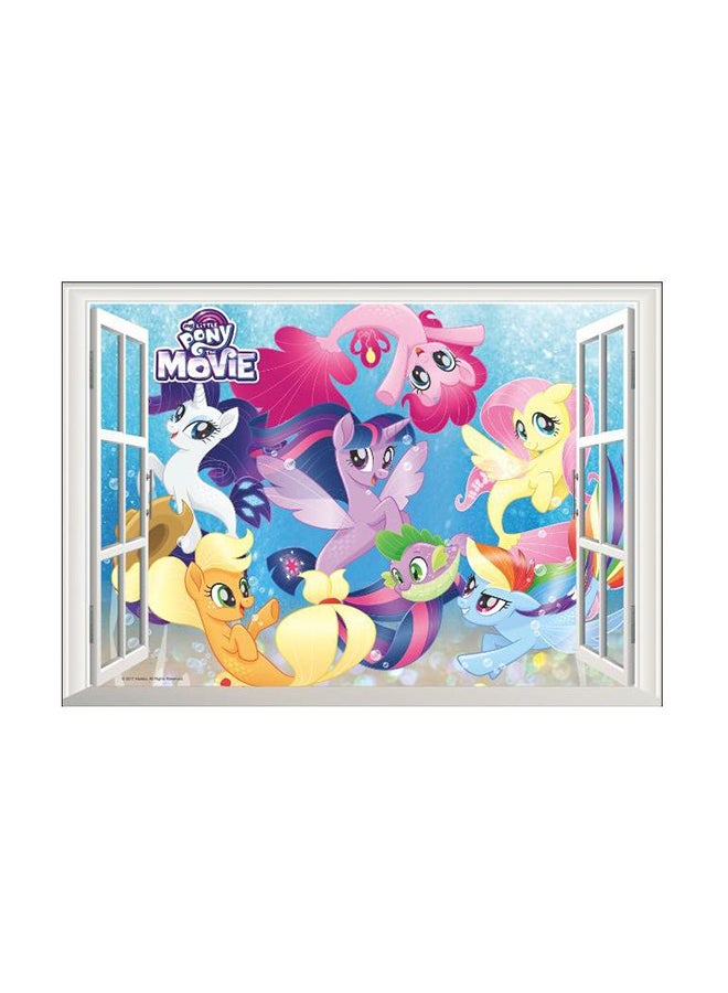 Fast Print MLP028 My Little Pony Children's Room Window Scenery Wall Sticker Blue 70x50cm  - Image 1