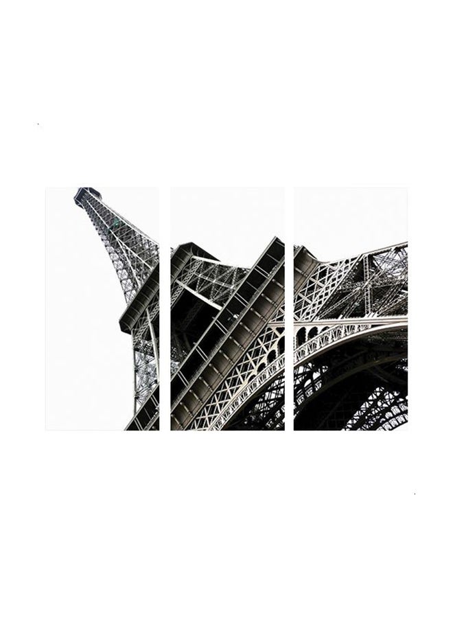 فاست برينت لوحة تابلوه مطبوعة للزينة من 3 قطع أسود 70x100سم  - Image 1