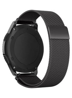 Replacement Band Mesh Milanese Loop Magnetic Wristband Black