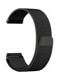 O Ozone Replacement Band Mesh Milanese Loop Magnetic Wristband Black  - Image 2
